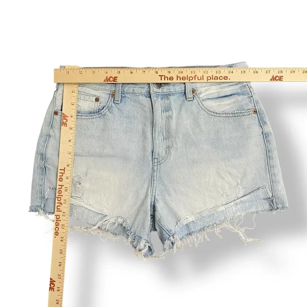 Pistola Women’s Kylee Denim High Rise Relaxed Cuffed Jean Shorts Size 28 - Picture 3 of 9